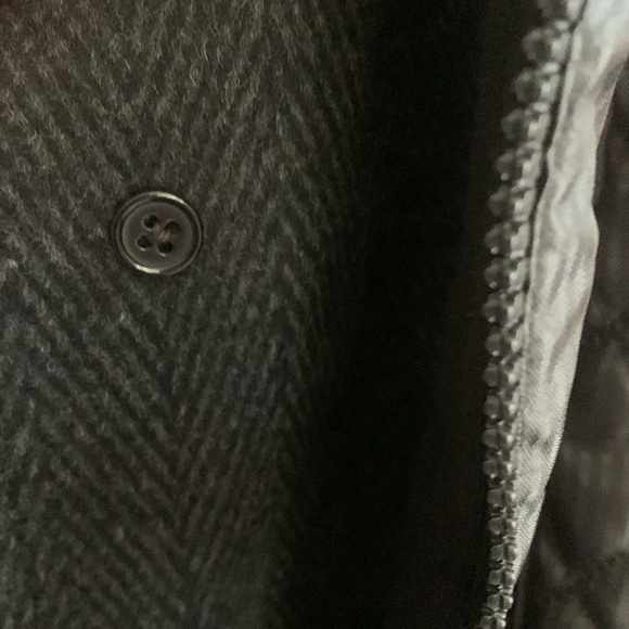 Jos. A. Bank Black Winter Coat Wool blend. XL 46Long - Picture 9 of 10